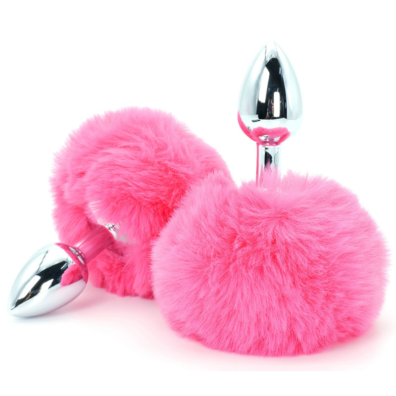 happiness TOYJOY Plug Queue de Lapin Enchanting Bunnytail 5 x 2.8cm Rose